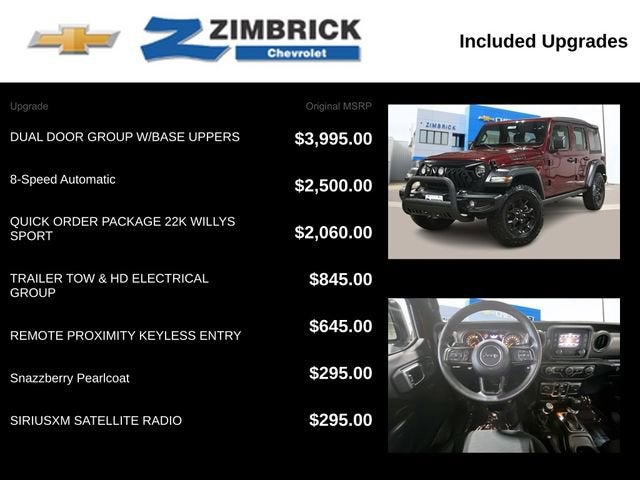 2021 Jeep Wrangler Unlimited Willys Sport 4x4