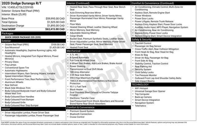 2020 Dodge Durango R/T