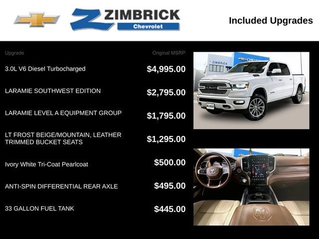 2021 RAM 1500 Laramie Crew Cab 4x4 5'7" Box