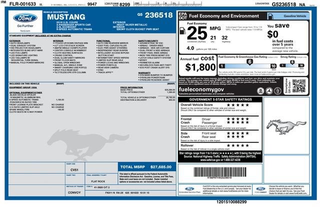 2016 Ford Mustang EcoBoost
