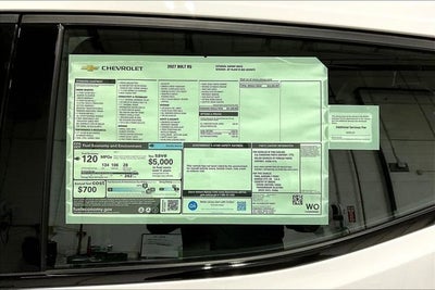 2027 Chevrolet Bolt RS