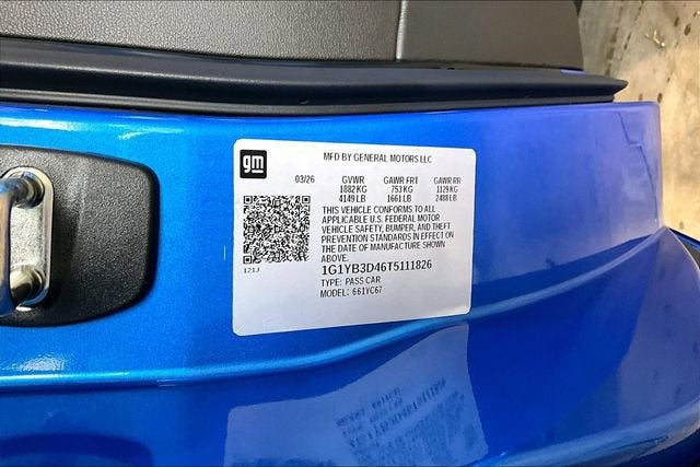 2026 Chevrolet Corvette Stingray 2LT