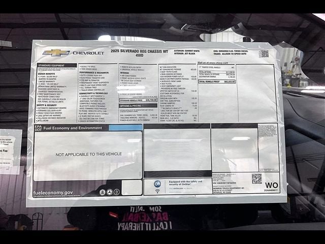 2025 Chevrolet Silverado 3500 HD Chassis Cab Work Truck