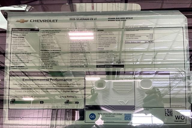 2026 Chevrolet Silverado EV LT - Max Range