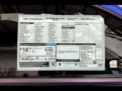 2026 Chevrolet Colorado Trail Boss