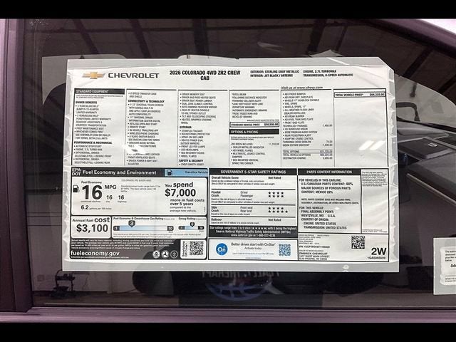 2026 Chevrolet Colorado ZR2