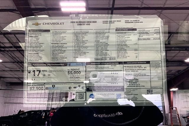 2026 Chevrolet Silverado 1500 High Country