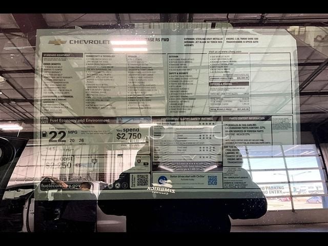 2026 Chevrolet Traverse RS