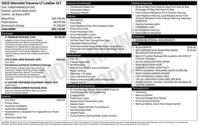 2023 Chevrolet Traverse LT Leather