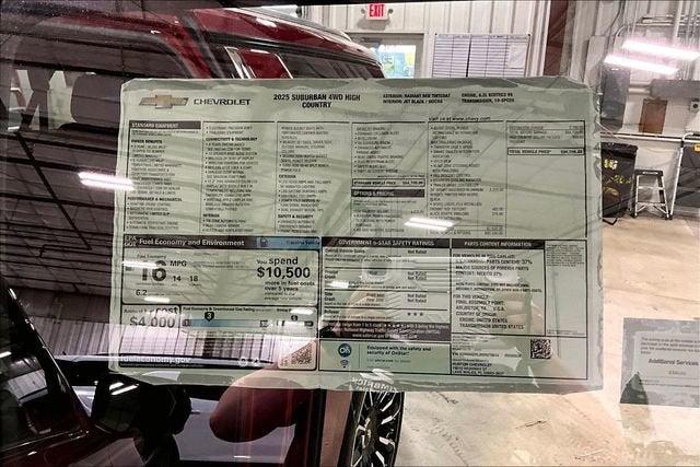 2025 Chevrolet Suburban High Country