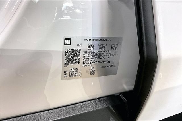 2026 Chevrolet Tahoe LT
