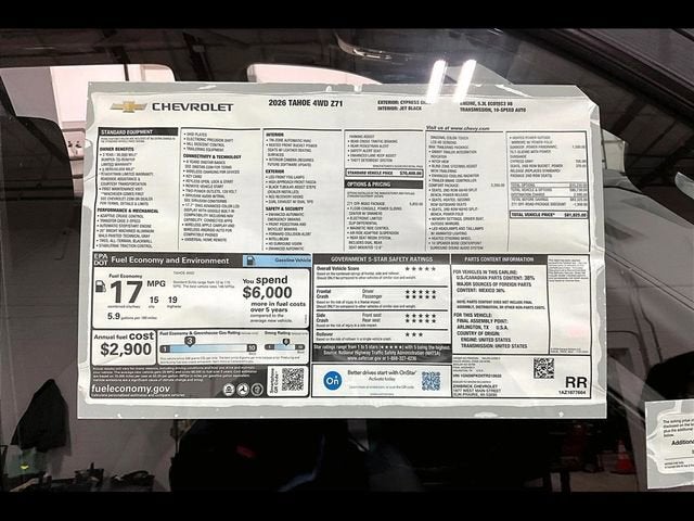 2026 Chevrolet Tahoe Z71