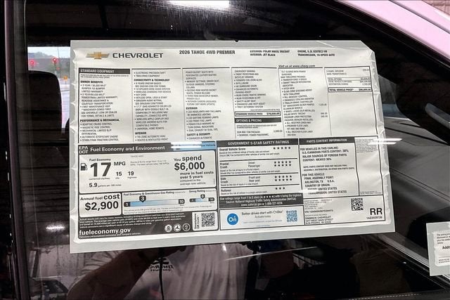 2026 Chevrolet Tahoe Premier