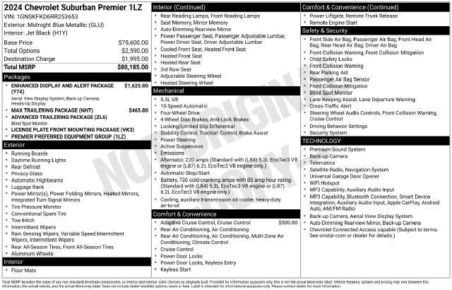 2024 Chevrolet Suburban Premier