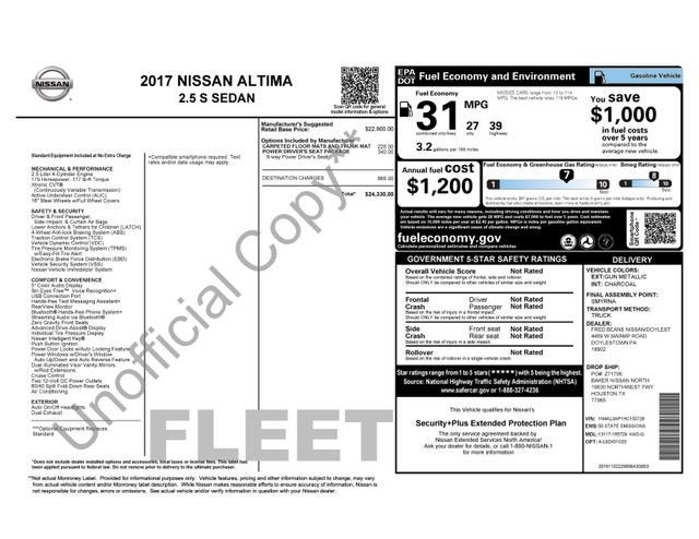 2017 Nissan Altima 2.5 S