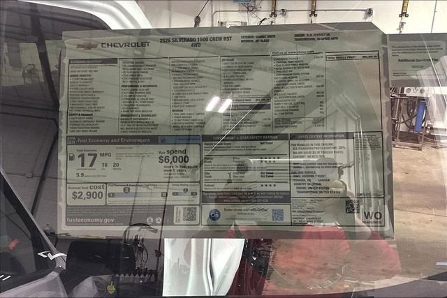 2026 Chevrolet Silverado 1500 RST