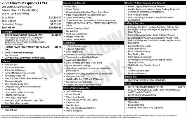 2022 Chevrolet Equinox LT