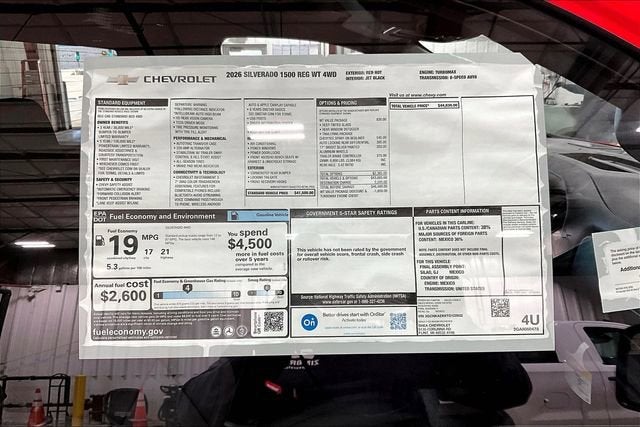 2026 Chevrolet Silverado 1500 WT