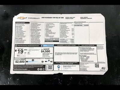 2026 Chevrolet Silverado 1500 WT