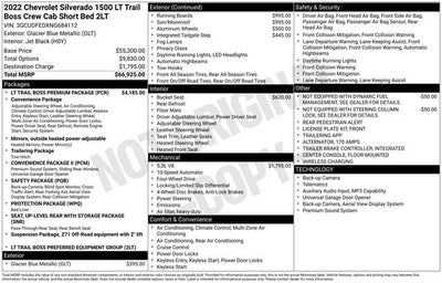 2022 Chevrolet Silverado 1500 LT Trail Boss