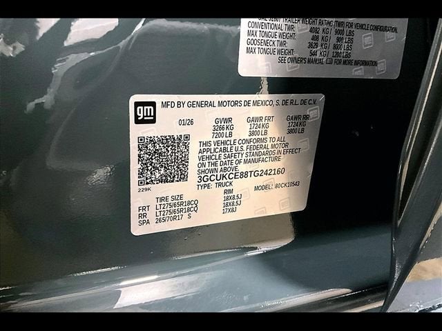 2026 Chevrolet Silverado 1500 Custom Trail Boss