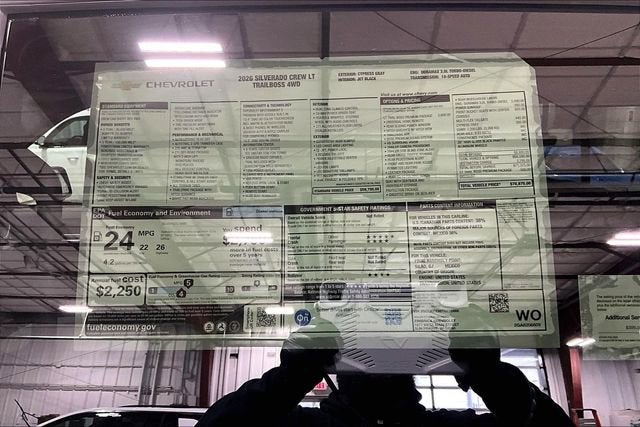 2026 Chevrolet Silverado 1500 LT Trail Boss