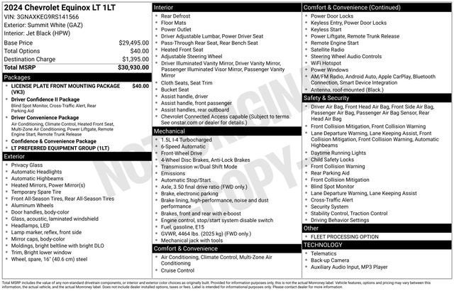 2024 Chevrolet Equinox LT