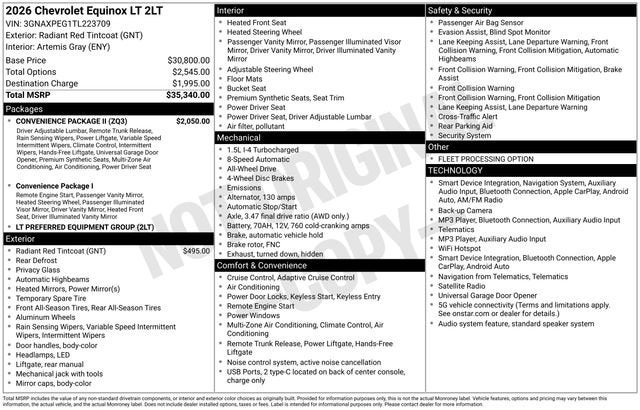 2026 Chevrolet Equinox LT - Photo 28