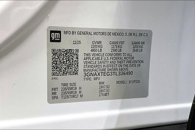 2026 Chevrolet Equinox RS