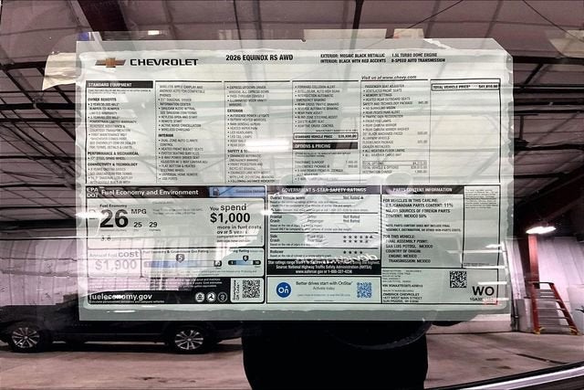 2026 Chevrolet Equinox RS