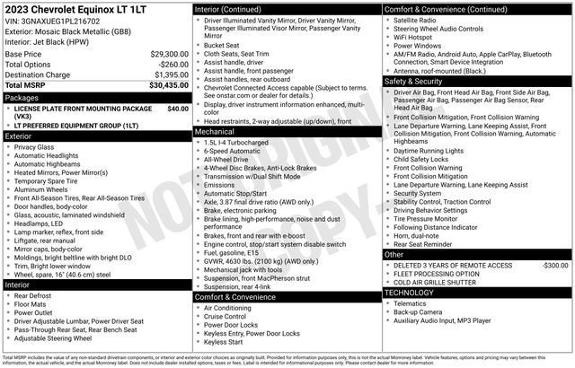 2023 Chevrolet Equinox LT