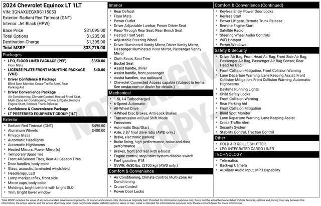 2024 Chevrolet Equinox LT