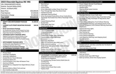 2023 Chevrolet Equinox RS