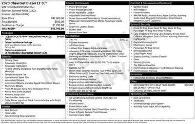 2023 Chevrolet Blazer 3LT