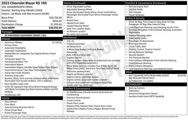 2023 Chevrolet Blazer RS