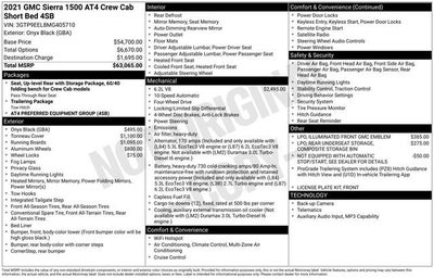 2021 GMC Sierra 1500 AT4