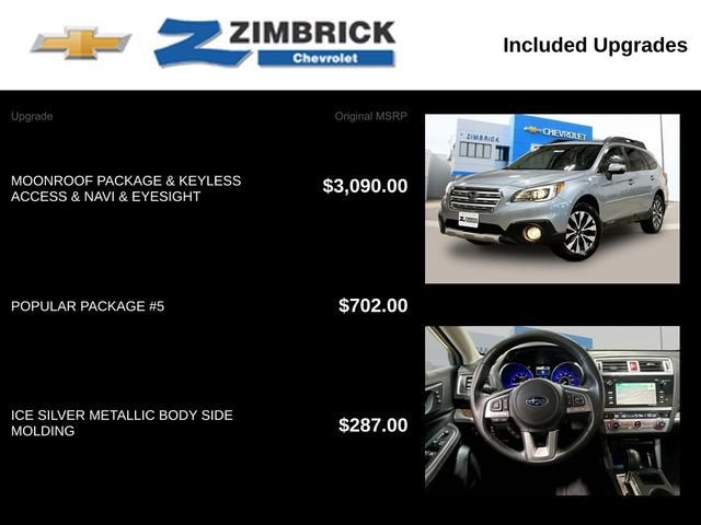 2016 Subaru Outback 2.5i Limited