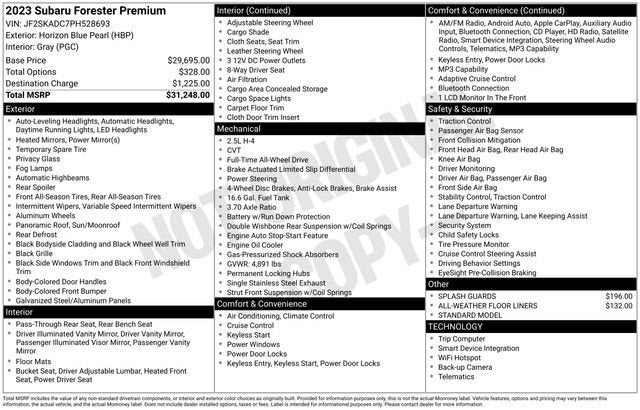 2023 Subaru Forester Premium