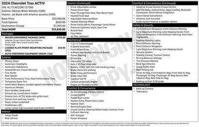 2024 Chevrolet Trax ACTIV