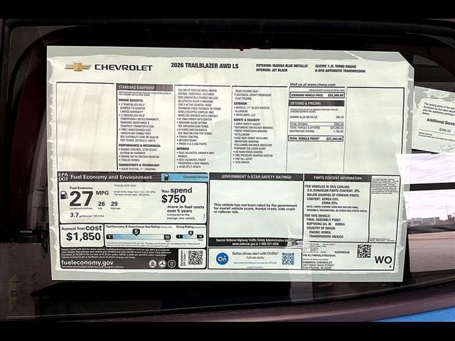 2026 Chevrolet Trailblazer LS