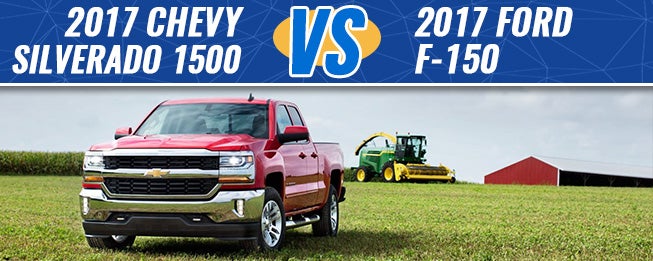 Ford F-150 vs. Chevrolet Silverado 1500 in Sun Prairie WI