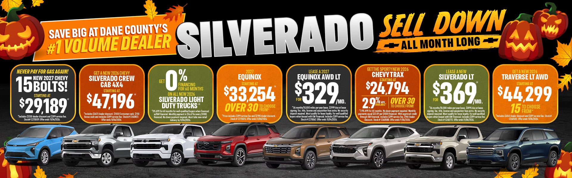 Silverado Sell Down