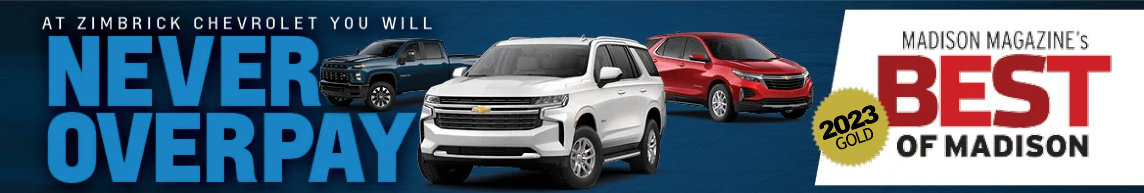 Zimbrick never overpay