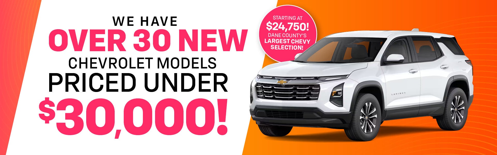 under $30,000 special